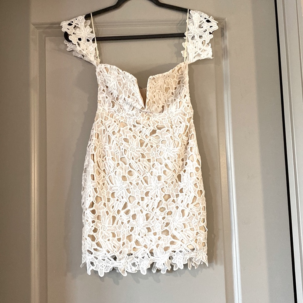 XS-Superdown from Revolve- off the shoulder lace dress-worn once
